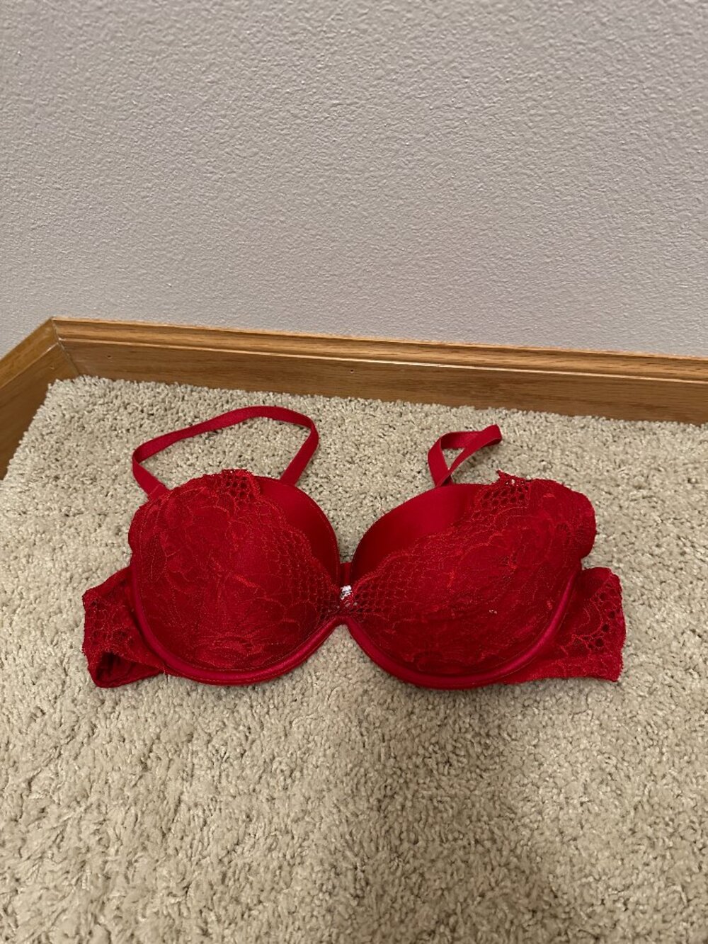 Ambrielle Deep V Plunge Bra Size 36C